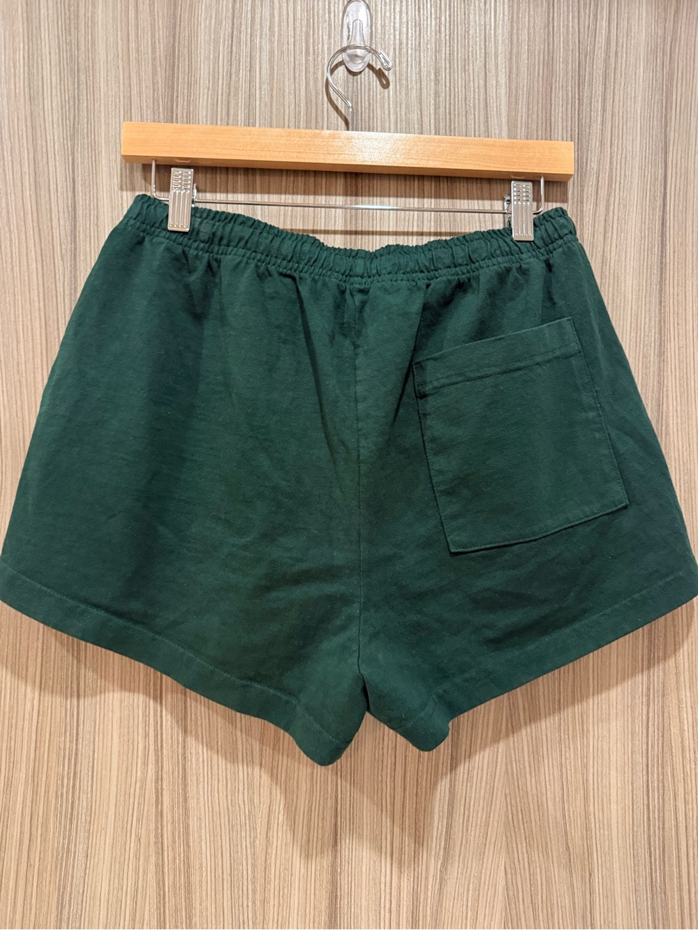 Sporty & Rich Wellness Club Sweat Shorts - Forest Green - Size M - Picture 2 of 3